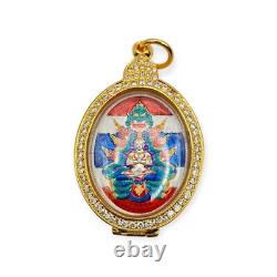 Thai amulet Rian Phra Nakprok Grant wishes Protection Buddha Charm Authentic