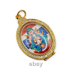 Thai amulet Rian Phra Nakprok Grant wishes Protection Buddha Charm Authentic