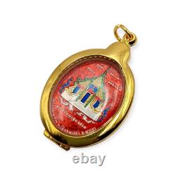 Thai amulet Rian Phra Nakprok Grant wishes Protection Buddha Charm Authentic