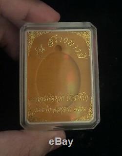 Thai amulet buddha 22k Gold Case