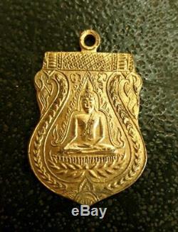 Thai amulet for money lucky real magic buddha phra chinnarat amulet by LP BOON