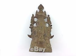 Thai buddha amulet old Statue buddha Lopburi Buddhist art antique gorgeous L/792