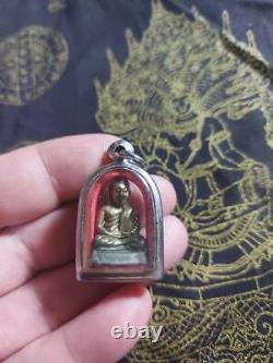 Thai buddha amulet phra lp ngern wat bangklan pendant