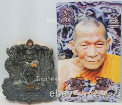 Thai buddha talisman antique The Black Coin Phra Narai Khwang Jak of LP Kalong