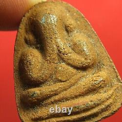 Thai magic buddha amulet Genuine Phra Pidta Lp Heang BE. 2505, & Card #1