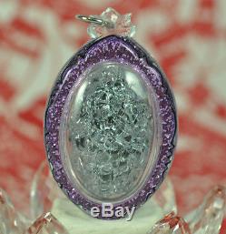 The Best LEKLAI King Phaya Kod phee Kaew Crystal Top Thai Buddha Amulet Pendant