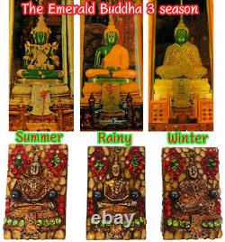 The Emerald Buddha 3 season Kru wat Phra Kaew temple Somdej Lp Toh Thai amulet