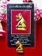 Tiger Fang LP Parn Certificate Thai Amulet Buddha Talisman Power Protect K603