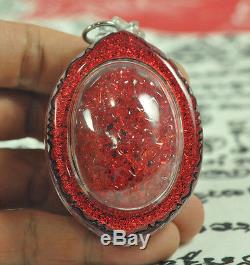 Top Best LEKLAI King Phaya Kod Phee RED Kaew crystal Thai Buddha Natural Amulet
