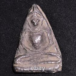Triangle THAI AMULET Buddha Silver Alloy Talisman Pendant Charm Luck Gift
