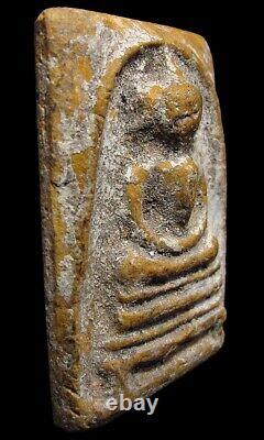 Unusual! Antique 19th C Buddha Phra Somdej Pim Kaiser Thai Amulet