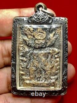 Vintage Giant Wessuwan B. E. 2479 Ajarn Tiw Thai Buddha Amulet Pendant Cham K399