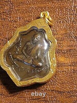 Vintage Lp Kruay Old Thai Buddha Amulet Rare
