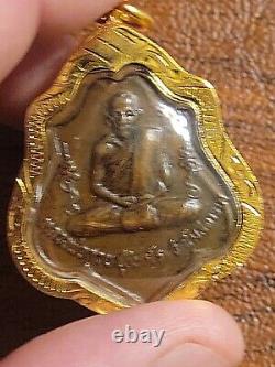 Vintage Lp Kruay Old Thai Buddha Amulet Rare