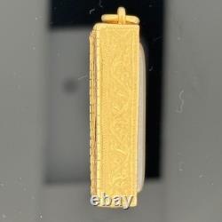Vintage Phra Somdej Buddhist Amulet 24k Gold