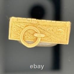 Vintage Phra Somdej Buddhist Amulet 24k Gold