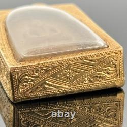 Vintage Phra Somdej Buddhist Amulet 24k Gold