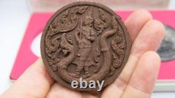 Vintage Thai Amulet Gift Set 2008 Jatukam 4 pcs Rahu Takrut Bullet Buddha Charm
