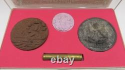 Vintage Thai Amulet Gift Set 2008 Jatukam 4 pcs Rahu Takrut Bullet Buddha Charm