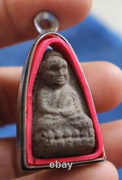 Vintage Thai Amulet LP Thuad The Higest Famous Buddha Fortune Popularity #99