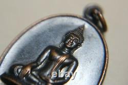 Vintage Thai Amulet The Master Buddha with Back of the Brahma Garuda