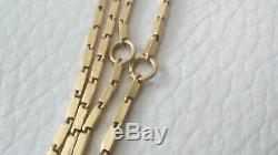 Vintage Thai BAHT 23k Short Square Chain BUDDHA Amulet Charm Pendant Necklace