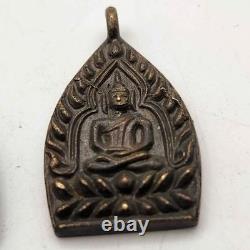 Vintage Thai Phra Chao Sua Buddha Amulets 2 Piece Lot