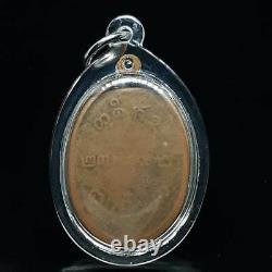 Vintage Thailand Coin of Lp Phang (1st Gen) BE. 2512 Thai Buddha Amulet Pendant