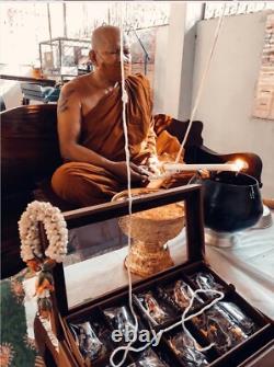 Walking Buddha Leela Attitude Thai Amulet Pendant Bronze Gorgeous Casing