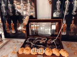 Walking Buddha Leela Attitude Thai Amulet Pendant Bronze Gorgeous Casing