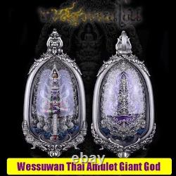 Wessuwan Thai Amulet Giant God Buddha Wat Traiphum Sattham Temple Chulamanee 8