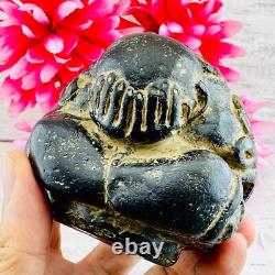 Yantra Buddha Statue Jindamani Boon Pidta Close Eye Protection Thai Amulet 17974